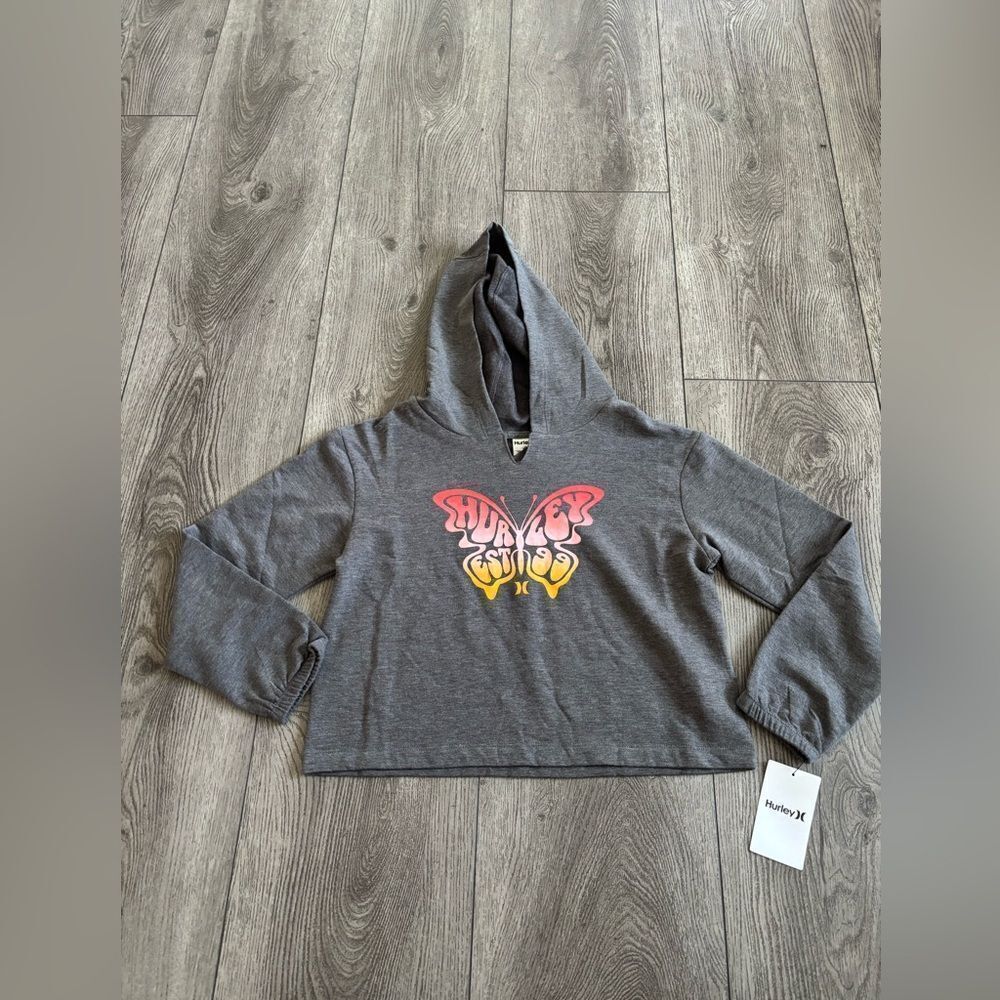 Hurley Gray Casual Hoodie